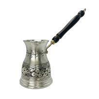 Hand Engraved Copper Coffee Cezve Traditional Turkish Pot for Home