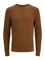 JACK & JONES Megztinis 'JJEEMIL' ruda (konjako)