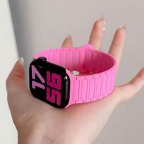Peony Sport Band for Apple Watch S9-S10, SE - Breathable Wristband S10 46mm: 44/45/49mm/1st-3rd Gen 42mm Compatible pink