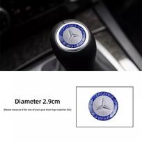 GLC GLB Automobilio Pavarų Dėžės Valdymo Svirties Lipdukas Pavarų Rankenos Emblema Mercedes Benz AMG W203 W206 W220 W205 W211 W212 W201 W210 W10