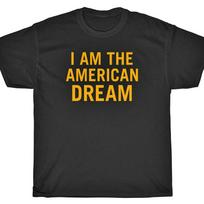 I AM THE AMERICAN DREAM T-Shirt - Omar THE WIRE Unisex T-Shirt L yellow