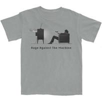 Rage Against The Machine Televizijos Šaudymo Grafinis Medvilninis Marškinėlis Politinė Satyra Rap Metalas Streetwear Unisex Apvalus Kaklas XL black