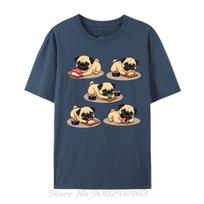Normal Tshirts Adorable Pug With Sushi Design Dog Japanese Lovers Funny T shirt Coupons Cotton Oversized Tshirt Unisex Clothing 4XL beige
