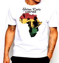 Africa T-Shirt African Map Black History Rastafari Reggae Cotton Tee NEW XL įvairiaspalvis