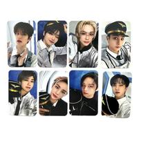 Stray Kids Albumas 8vnt. Fotokortelių Rinkinys Kpop Idol Nario Lomo Kortelės Kolekcionuojama Atvirutė Gerbėjų Prekės Dovana 2 gray