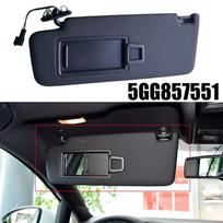 Automobilio juodas skydelis nuo saulės su veidrodėliu Golf MK7 2014-2017 m. 5GG857551 5GG857552 Left