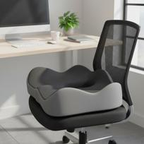 Memory Foam Seat Cushion Breathable UShaped Coccyx Slow Recovery Seating Accessory for Gray gray
