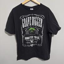Grave Digger Monster Jam Graphic T Shirt Size XL Black Short Sleeve Delta Unisex T-Shirt S black