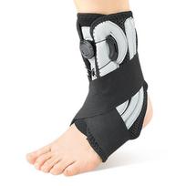 Adjustable Rotating Ankle Brace with Heel Protector and Anti-Sprain Spring Support white