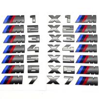3D galinės bagažinės emblema ženklelis logotipas automobilio lipdukas BMW E46 E60 E64 F10 F20 F30 F06 F12 F13 E90 E92 E93 F80 F82 F87 M1 M2 M3 M4 M5 M6 M7 M2
