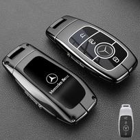 Lydinio automobilio rakto dėklas Dangtelis Apsauginis korpusas Mercedes-Benz A B C E G S klasės CLA CLS GLA GLB GLC GLE GLS EQA EQB EQC priedams gray