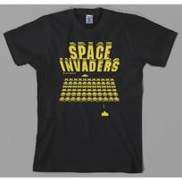 Space Invaders T Shirt New Old Stock Nos Tatio Arcade Videogame 1978 Retro Classic M yellow