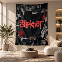 Decorative Tapestry,Slipknot Printed Wall Art, Lightweight Wall Hanging For Bedroom Background 130cmx150cm