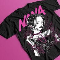 Unisex shirt Cotton Oversize Large Size Nana Osaki Graphic T-Shirt, Anime Manga Tee Shirt XXXL white
