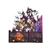Cartoon Halloween Greeting Cards Ghost House Box Pumpkin Bat Spider 3D Pop-Up Cards Multicolor with Envelope
