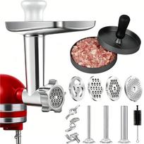 Heavy Duty Aluminum Grinder Attachment For Stand Mixer Meat Vegetable Grinding 1 gray
