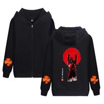 Dragon Ball Son Goku Užtraukiamas gobtuvas su vilnos pamušalu vyrams - Saiyan rudens/žiemos tendencija XXL black