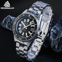 HEIMDALLR New Men's Diver Watches Sapphire Mirror 200M Water Resistance Luminous NH35A Automatic Mechanical 316L Steel Man Watch NH35A Movement gray