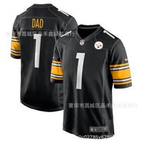 Pittsburgh Steelers Custom Embroidered Football Jersey Men Women Adult Cotton Rugby Sport Wear XXXL