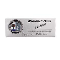 80x30mm Automobilio šoninio lango emblemos lipdukas Mercedes benz W203 W204 W205 W210 W211 W212 W463 W464 W164 W176 CLA CLS SL GLA gray