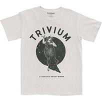 Trivium Moon Goddess Slim Fit T-shirt Medium Natural S white