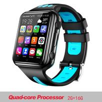 H1/w5 4g GPS Wifi Vieta Mokinio/vaikų išmanusis laikrodis Telefonas Android sistema Laikrodis Programėlė Blue Tooth Smartwatch Sim Card Boy įdiegimas add 16G memory card gray