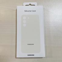 Samsung originalus skysto silikono dėklas, skirtas Samsung GALAXY S23 S23+ S23 Plus S23 5G minkštas smūgiams atsparus telefono dėklas For Galaxy S23 kreminė