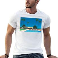 hiroshi nagai TShirt anime clothes summer tops shirts graphic tee graphic t shirt vintage mens graphic tshirts big and tall S blue