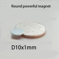 20/50pcs Ultra-Thin 10x1mm 6x1mm Round Magnets - Flat for Low-Profile Projects, Crafts