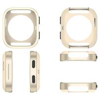 For Amazfit Bip 6 Metal Case Anti-Scratch Watch Case Shell Replacement Shockproof Protector Anti-drop Case Screen Lightweig S4Q6 beige