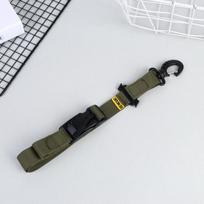 Three Point Backpack Stabilizer Strap Quick Detachable Chest Bag Fixed Strap Adjustable For Sling Packs & Messengers gray