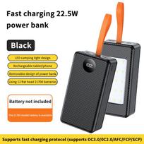 12*21700 Baterijų Laikiklis 10W 22.5W Greitas Įkrovimas 15W Belaidis Įkrovimas Pasidaryk pats Maitinimo Dėklas Dvigubas USB C Tipo Įkrovimo Dėžutė Su LED Šviesa as the picture