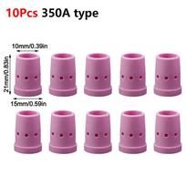 10Pcs 24KD 36KD Ceramic Welding Gas Diffuser Alumina Ceramic High Temperature Resistant Welding Torch Gas Diffuser 350A 500A