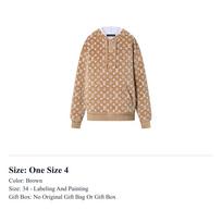 LOUIS VUITTON Sweatshirt Women's Brown 1AC2HZ One Size 4 ruda
