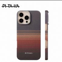 PITAKA Case For iPhone 16 Pro Kevlar Wireless Charging Back Cover Case for iPhone 16 Pro 1PC&For iPhone 16 Pro gray