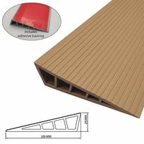 Universal Carpet To Tile Rise Threshold Ramps Self Adhesive Soft Wheelchairs Ramps Cuttable PVC Home Steps Wood/Tile Floor
