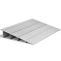 VEVOR Door Threshold Ramp, 4 inch Rise, Aluminum Alloy Threshold Ramp Rated 800 lbs Load Capacity, Handicap Ramps for Home Steps for Wheelchair 55 x 86.5 x 11.5 cm