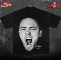 Vintage Mac Miller T-shirt, Hip Hop Music Tee, Unisex Streetwear Top, Fan Gifts XL black