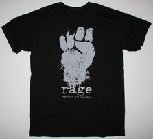 Vtg RAGE AGAINST THE MACHINE Band Cotton Black Unisex All Size Shirt AG395 Unisex T-Shirt M gray