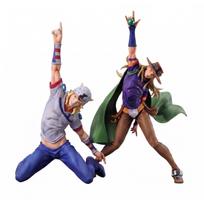 Steel Ball Run Figure JoJos Bizarre Adventure Mometria Johnny Joestar Gyro Zeppeli Set 2 Types JOJO Official Authentic Product gray