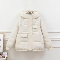 Autumn and Winter Cotton Clothing Fashion Korean Version Bread Clothing Autumn and Winter Warm Jacket Thick Cotton Jacket L balta