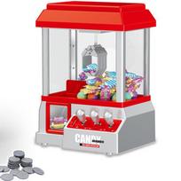 Claw Machine Arcade Game | Candy Grabber & Prize Dispenser Vending Machine Toy for Kids, with Music | Best Birthday & Christmas Gifts for Boys & Girl gray