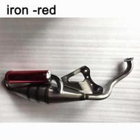 Išmetimo sistemos duslintuvo vamzdis motoroleriui, mopedui Honda DIO50 ZX50 AF34 AF35 Mopedas 50cc 2-taktis motoroleris Išmetimo vamzdis iron red