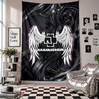 Rammstein Wall Tapestry Home Decor Wall Hanging Cloth for Bedroom Living Room Background 130cmx150cm