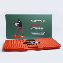 GCDZFYG Golf Balance Board, Golf Swing Training Aid, Weight Shift Improvement, Golf Game Swing Trainer, Pressure Plate, Beginner-Friendly, Correct gray