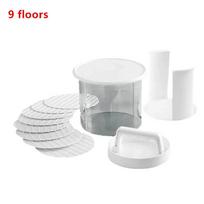 Multi‑Layer Burger Patty Maker Non‑Stick Beef Mold Freezable Hamburger Patty Box With Storage Container For Bbq Home Kitchen Use A4