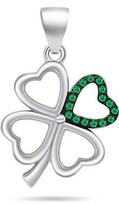 Brilio Silver Brilio Sidabrinis Charming sidabrinis sėkmės žavesys Four Leaf Clover PT80W