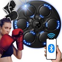Bokso skydo treniruoklis, MMA muzika, USB, „Bluetooth“ + bokso pirštinės