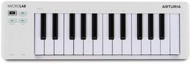 Arturia MicroLab MK3 Baltas - Kompaktowy kontroler MIDI