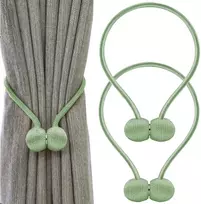 Magnetinės užuolaidų sąsagos 45 cm, 2 vnt. žali